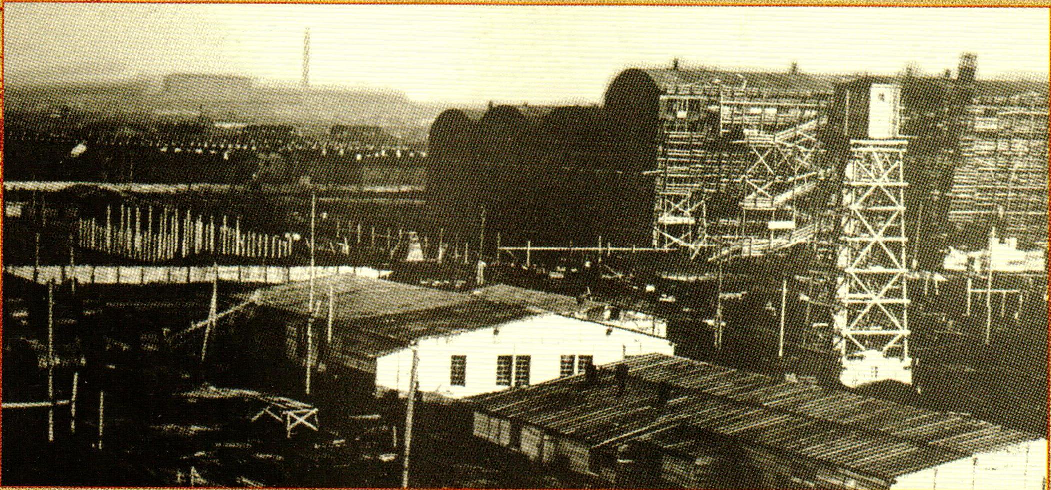 Готовность корпусов кемеровского АТЗ. 1938 год